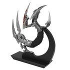 Fantasy Dragon Dagger Decorative Medieval Fixed Blade Claw Knife   Display Stand