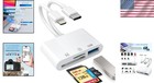 Quick Data Transfer Usb C Memory Card Reader For Iphone ipad - No Driver Needed