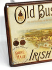 Old Bushmills Irish Whiskey Metal Tin Sign Miniature Postcard Collectible Tin
