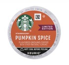 Starbucks Pumpkin Spice Flavored Coffee Light Roast K-cups 22-pods