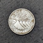 1928 Nicaragua Silver 25 Centavos Km 14