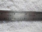 Printers Type Guage Metal Ruler  12 Inches 6   12 Point  Made In U  S  A 