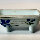 Wells Mn Minnesota Depression Glass Souvenir Trinket Dish Bathtub