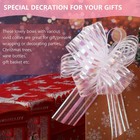 24 Pcs 6 Inch Multicolor Organza Pull Bows Large Gift Wrapping Ribbon Party