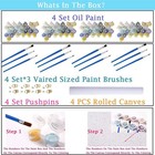 4 Pack Diy Paint By Numbers For Kids Ages 4-8-paint By Number For Kids Beginners