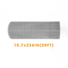 1 Roll 5 Mesh 15 7   x20ft  40cmx609 6cm  Wire Mesh  Sturdy Metal Mesh Sheets For 