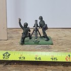 Britains Deetail Mortar Artillery Toy Soldier Set W  Base  Plastic  1970 Vintage
