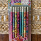 Lisa Frank Vintage Pencils-pack Of 8-foil Pencils-easter-90s-in Package