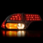 Crystal Clear Lens Tail Light Brake Lamp For 2006-2011 8th Gen Honda Civic Sedan
