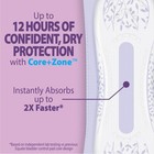 Options Women s Incontinence Pads Extra Coverage  Maximum  Long Length  72 Count