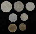 Lot Of 7 German Coins