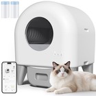 Used Smart Cat Litter Box Auto-clean 95l Large Capacity With Removable Liner