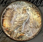1923-d Superb  Gem Bu Ms Peace Silver Dollar Dc199 From Matthews Hoard