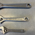 Set Of 5 Vintage Proto Adjustable Crescent Wrenches 12 10 8 6 4 