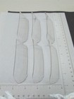 1958-63 Plastic Tonka Replacement Windshield Group Of 6 Toy Parts Tkp-008-6 