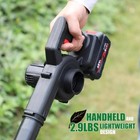 Cordless Leaf Blower Vacuum Handheld Electric Leaf Blower With 2 Battery New