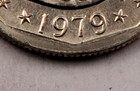 1979-p  wide Rim  Susan B Anthony Dollar  sba    Choice Bu   Near Date