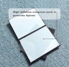 Gradplaza Diploma Cover For Certificate 8 5 x 11  Imprinted 1 Pcs  Black