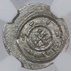 1131-1141 Medieval Hungary Bela The Blind Ii Silver Denar Ngc Unc Details