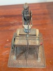 Early 20th C  Tin Toy Steam industrial Worker Mechanical