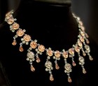 Formal Or Bridal - Exqusite Vintage Austrian Crystal Necklace