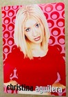 2000 Vintage Made In England Poster   Christina Aguilera 24x34     Aging Spots