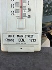 Martin s Benton Mill Indiana Old Ad Thermometer Sign Feed Fertilizer Seed Coal