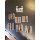 Vintage Art Deco Lucite Coaster Set Faux Tortoiseshell 6 W Holder 1940s