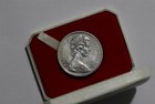               Gibraltar 1 Crown 1967 Silver Proof In Box B94  28 Bxgreen
