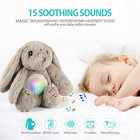 Baby Sleep Soother Bedtime Bunny With Starry Projector Night Light  Plush Stuffe