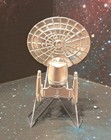 Star Trek U s s  Enterprise Shaped Silver Tone Challenge Coin W  Stand   Box