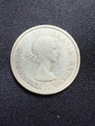 1956 Canada 25 Cents Silver Coin