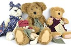 Vintage Boyds Bear Plush Lot Of 3 Stuffed Animal Boyd s Bears 14  10 