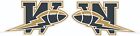 Blue gold Inspired Blue Bombers Full Size Football Helmet Decals