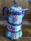 Rare Antique Golden Rose Nippon Chocolate Pot Circa 1891-1921