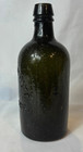 Antique Congress   Empire Spring Water Bottle Forest Green Glass Mineral Finish