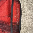 Lil  Stormy Kromer Toddler Hat Red black buffalo Plaid Wool nylon Xl