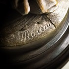 Antique L Moreau French Spelter Figure Lady   Bird Art Nouveau 16 5  Belleepoque