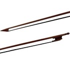 Master Old German Baroque Style Antique Snakewood Violin Bow 4 4 Black Hair 58g