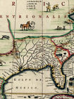 North America 1652 Vintage Style Early United States Map - 24x28