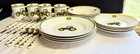 Full Set Gibson China And Flatware John Deere 32 Pieces