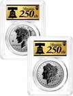 1776-2026 P Morgan   Peace Dollar Reverse Proof Set Pcgs Pr70 Advanced Release