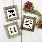 Small 3 Inch Reusable Stencils For Wood  Wall  Rock  Canvas Decor  Animal Design