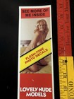    pixie Nudes    Sex Pics Novelty Old Vintage Original Condom Vending Machine Decal