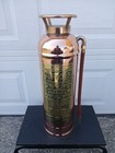 Buffalo Fire  Extinguisher  Copper Brass  Restored  Polished  Antique Vintage 