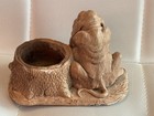 Vintage 1974 Basset Hound Indoor Ceramic Planter  planter Pals  Wallace Berrie