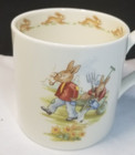 Royal Doulton China Bunnykins 80th Anniversary Childrens Mug Boxed