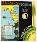 1930 s Florida In The Court Of The States Travel Brochure