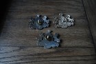 Set Of 3 Pennsylvania Virtue Liberty And Independence Vintage Hat Badge State