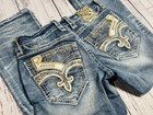 New Mens Rock Revival Jeans Sz 32 X 29 Minos Slim Boot 2119